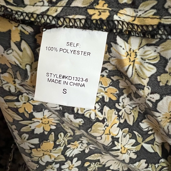 ELLISON High-Neck Ruffled Smock Mini Dress | S - Picture 11 of 11